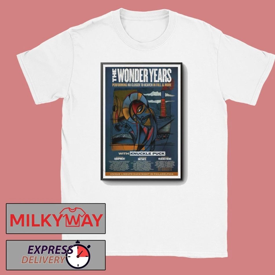 The Wonder Years Poster No Closer To Heaven Album Shows 2026 shirt