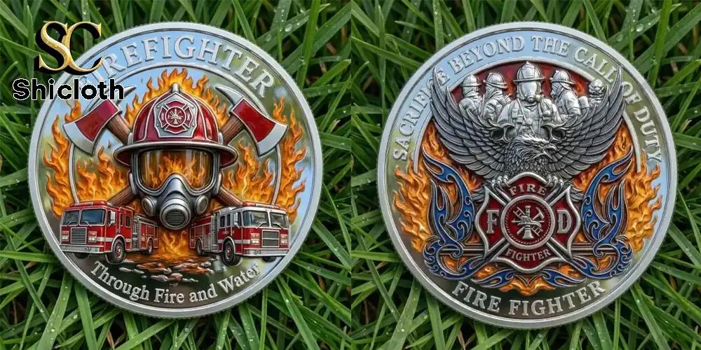 Firefighter Honor Tribute Commemorative Coin