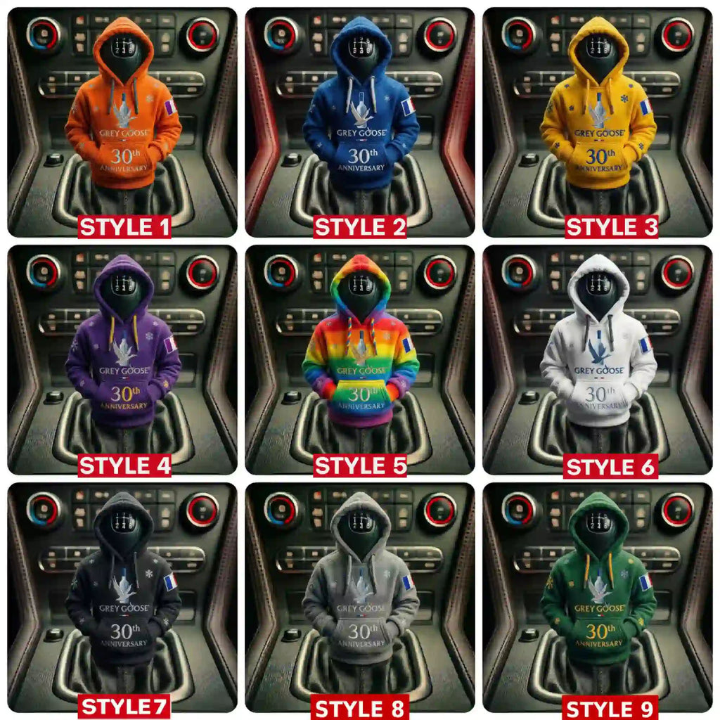 Grey Goose 30th Anniversary Car Gear Shifts Hoodies