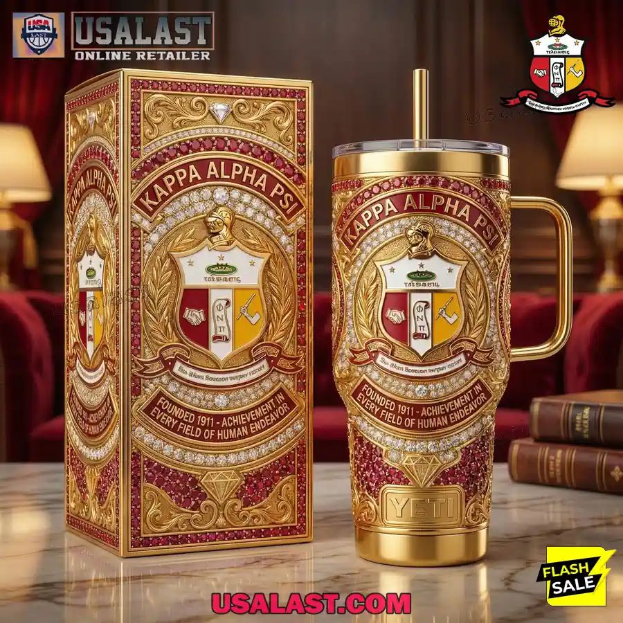 Kappa Alpha Psi 40oz Tumbler With Handle