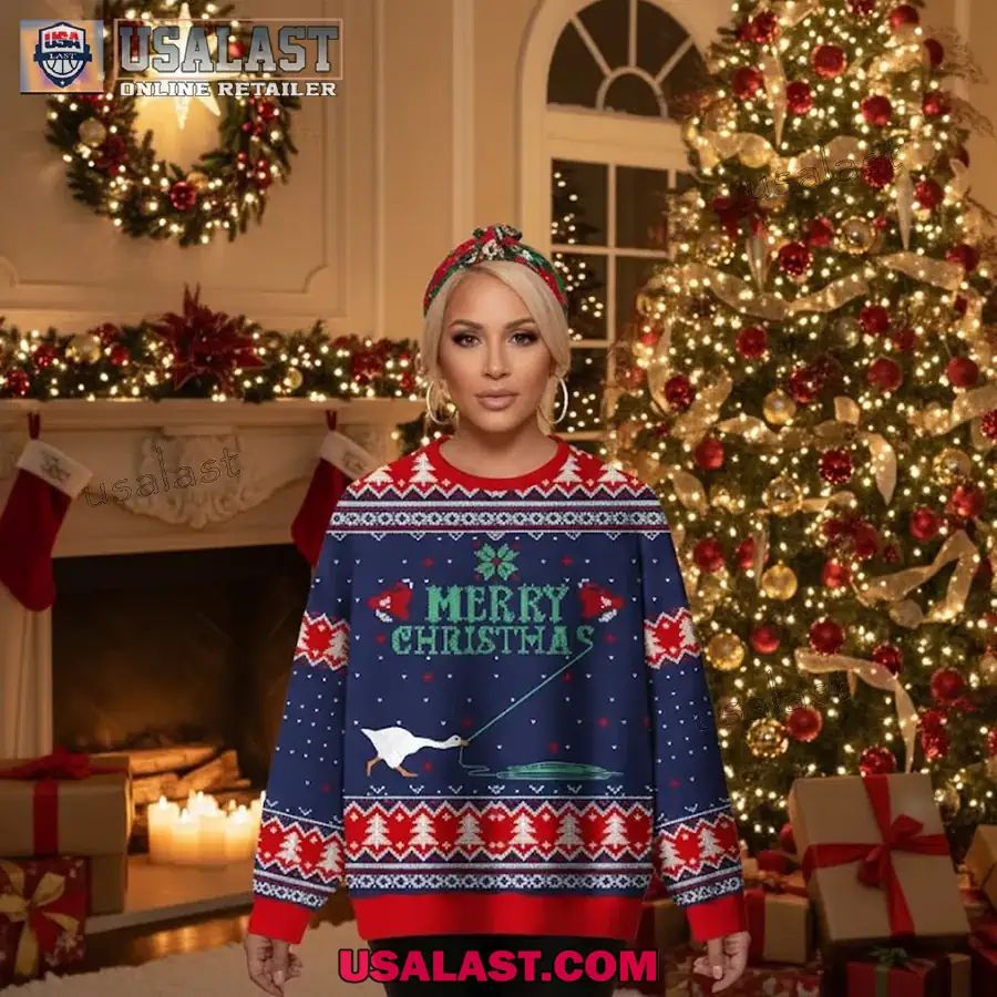 Funny Honk Goose Ugly Christmas Sweater