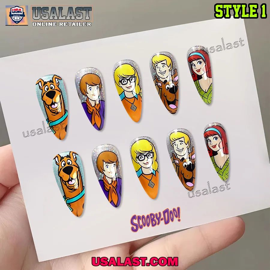 Scooby Doo Custom Acrylic Nails Box Set