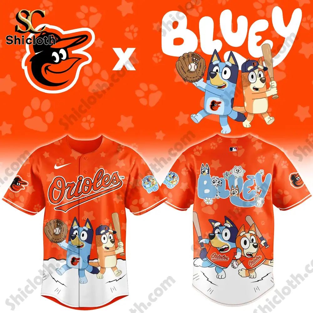 Baltimore Orioles x Bluey Night Baseball 2026 Jersey