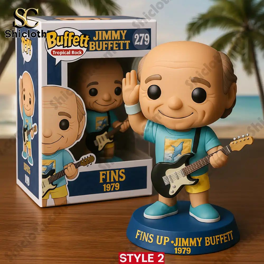 Jimmy Buffett Fins Collectible 3D Figure Decor Home