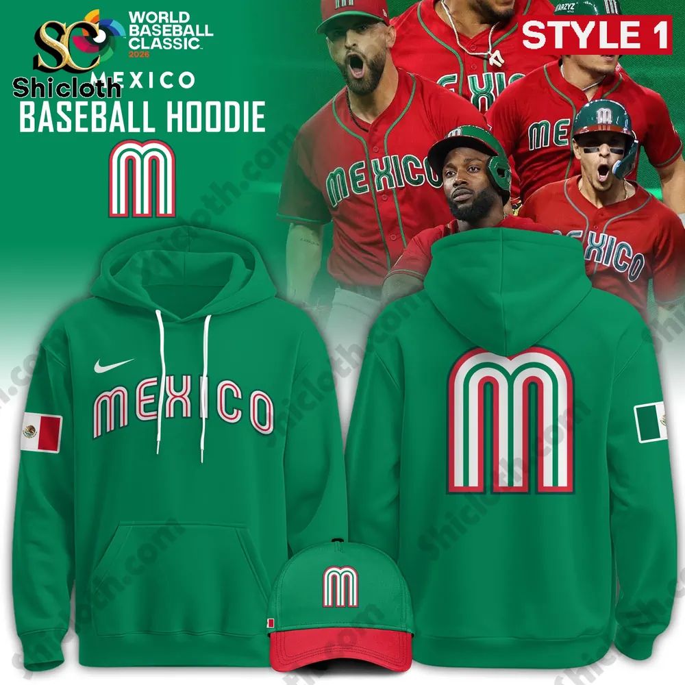 Mexico Baseball 2026 World Baseball Classic Hoodie Limited Edition