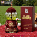 St. Louis Cardinals 144th Anniversary Collectible Bear Glass Cup