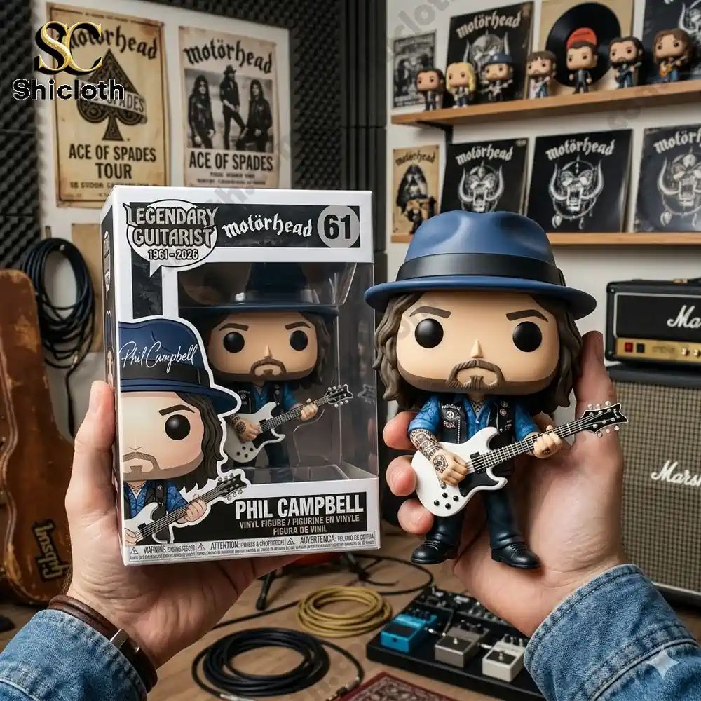 Legendary Guitarist Phil Campbell Mot?rhead Commemorative Funko Pop! Figure