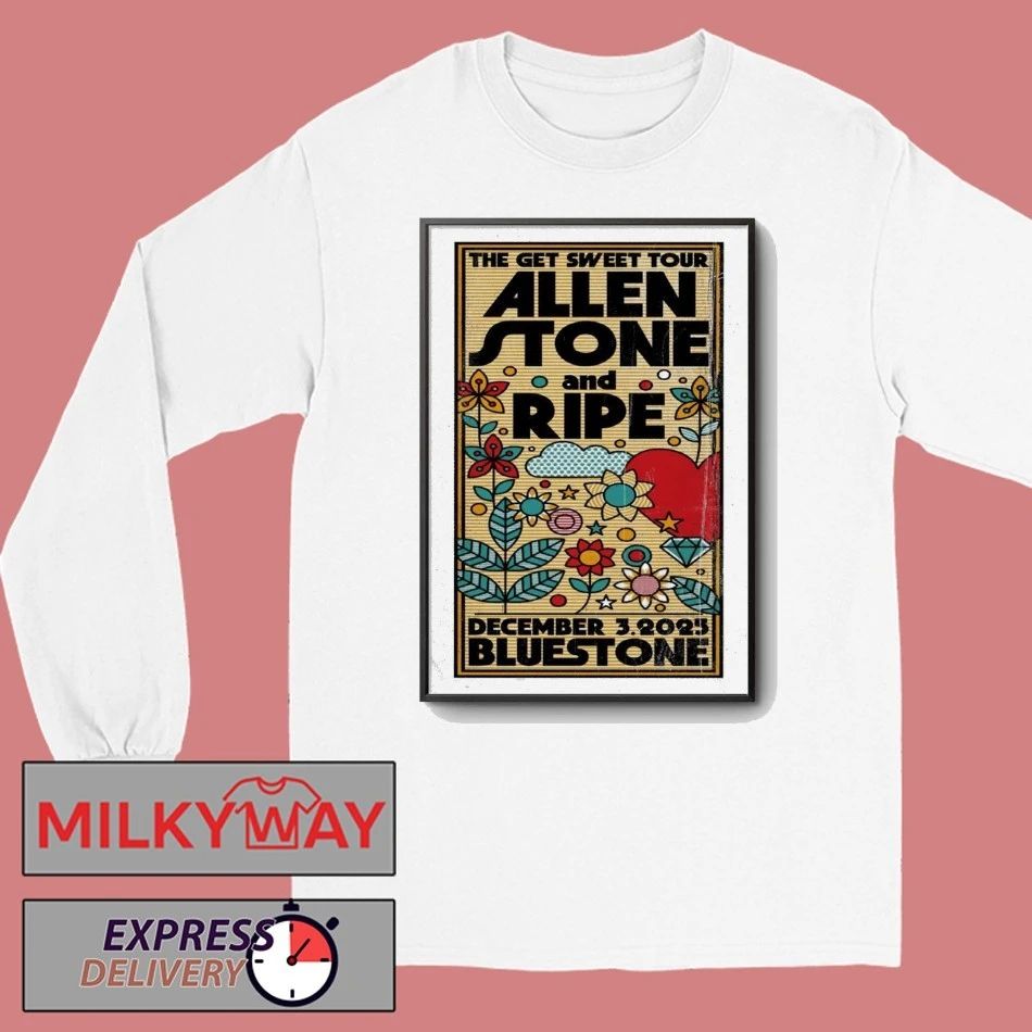 Allen Stone And Ripe The Bluestone in Columbus OH Dec 3 2025 Poster shirt