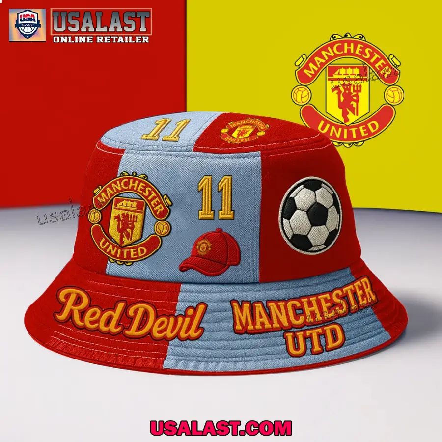 Personalized Manchester United Red Devil Bucket Hat