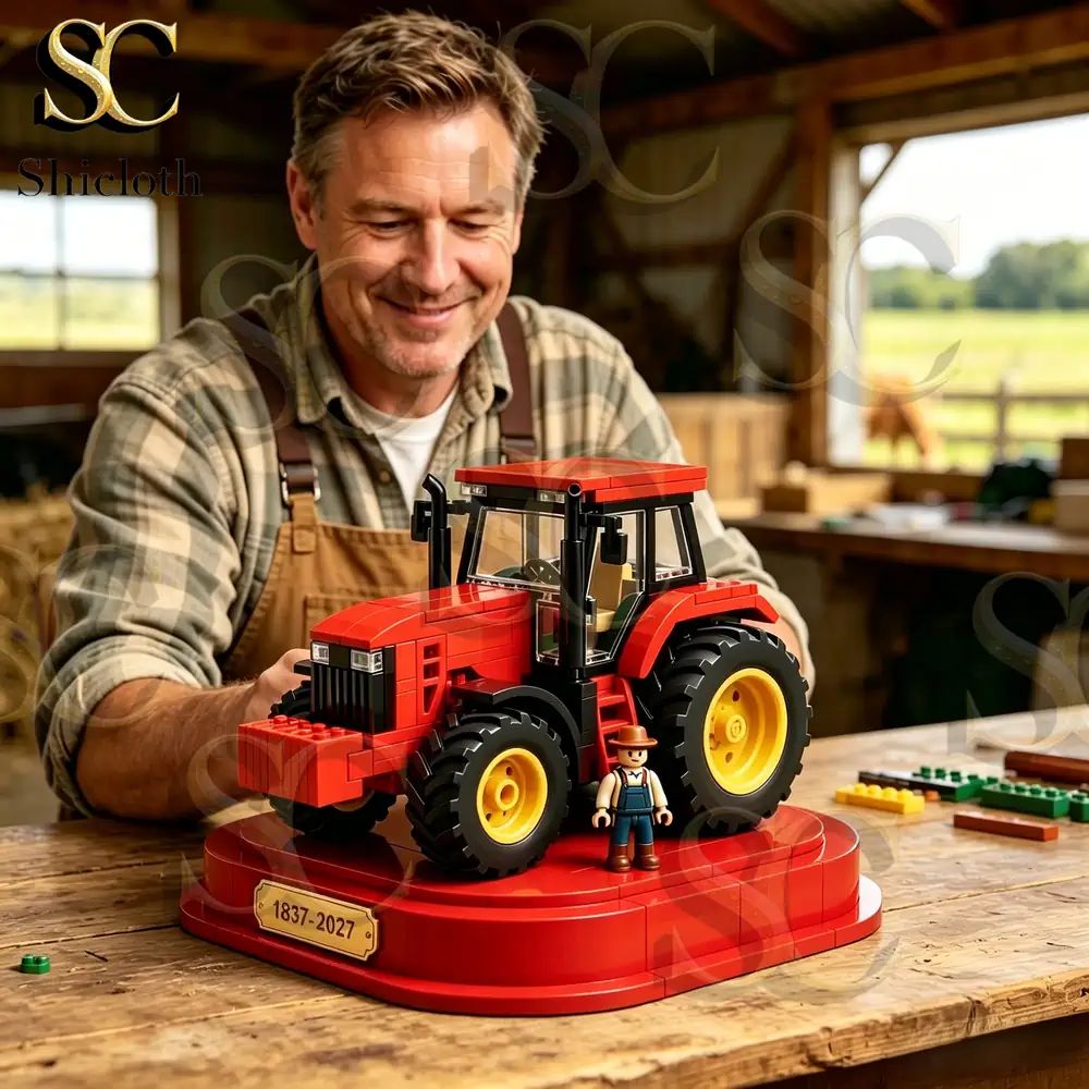 Mechanical Farm Tractor Building Set Us Bricks