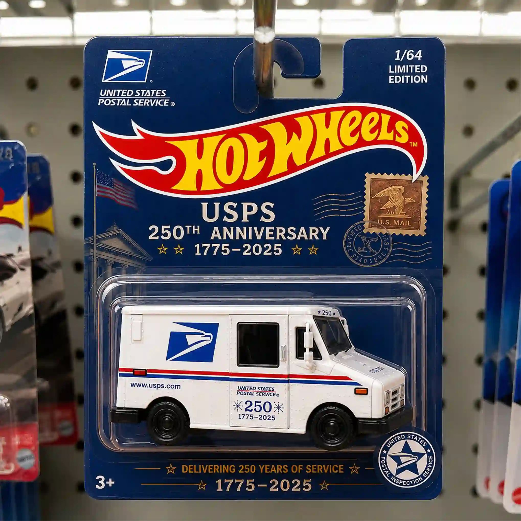 Wheels USPS 250th Anniversary Delivery Truck Collector Edition