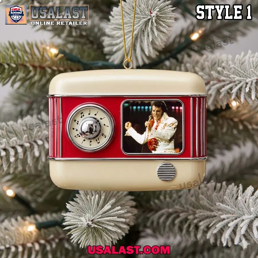Elvis Presley Radio Christmas Ornament