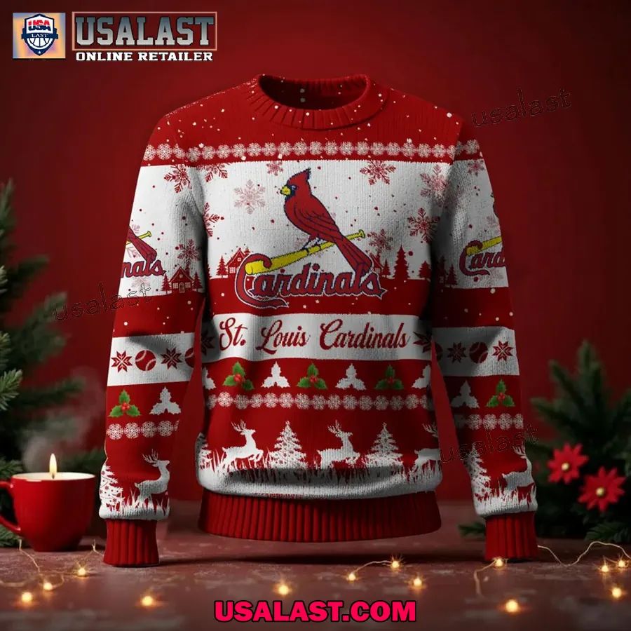 St. Louis Cardinals Ugly Christmas Sweater Jumper