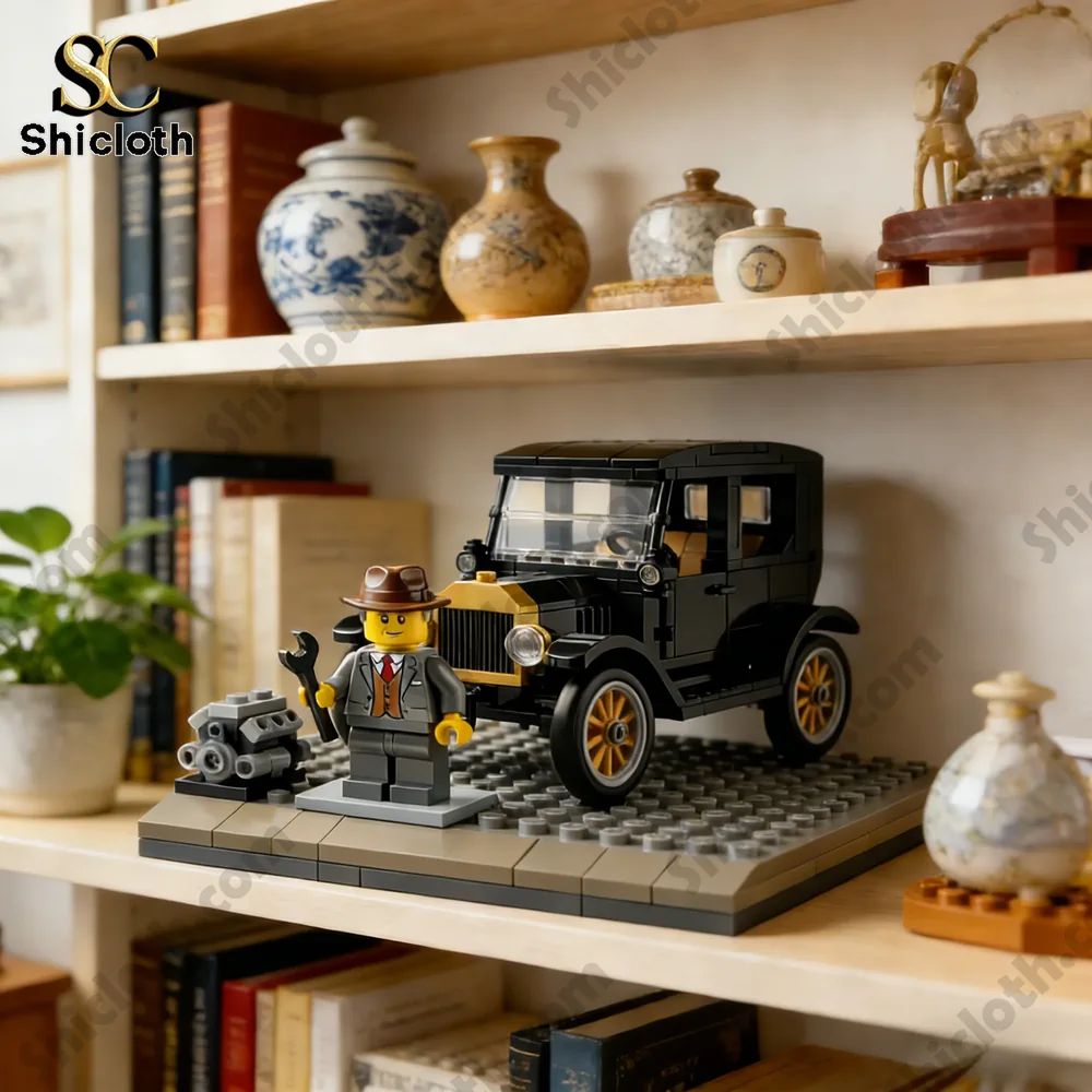 Timeless Ride 1903 Classic Car Brick Model Kit