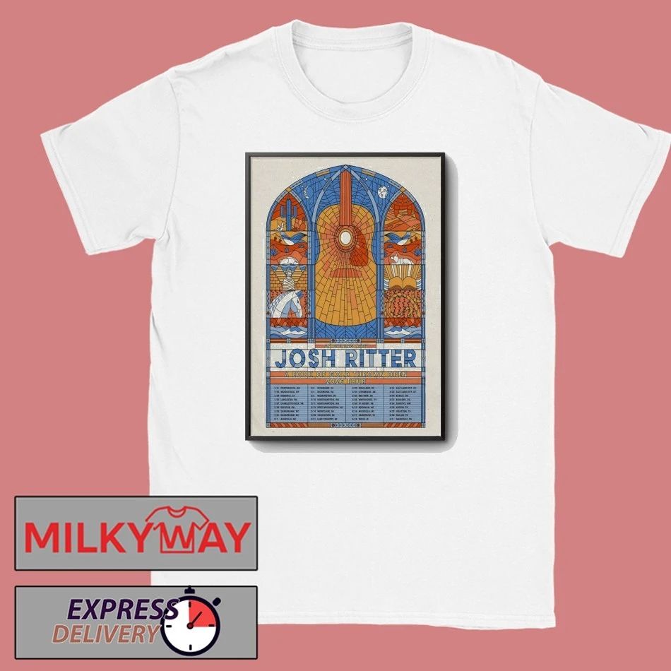 Josh Ritter A Book Of Gold Thrown Open 2026 Tour Poster shirt