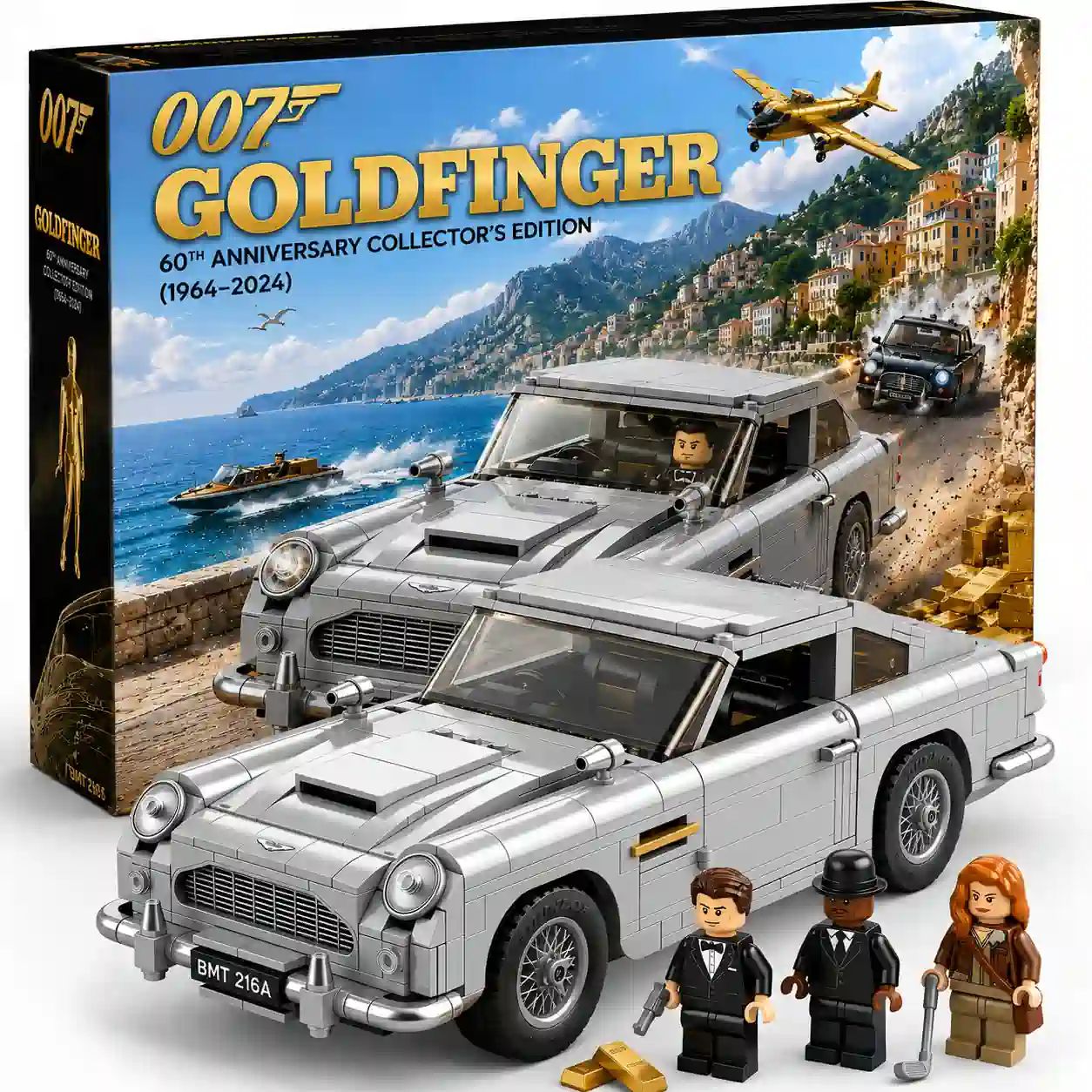007 Goldfinger 60th Anniversary Aston Martin DB5 Building Set