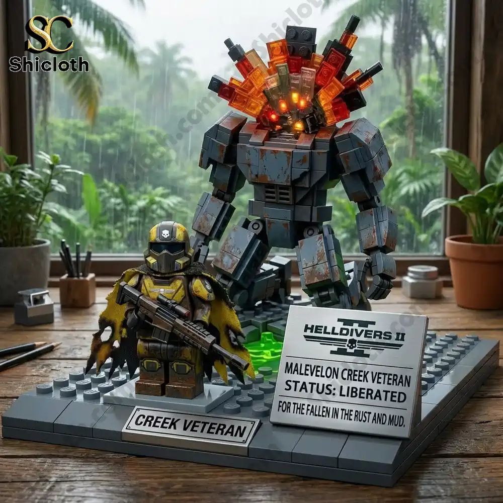 Helldivers 2 Malevelon Creek Veteran Brick Set