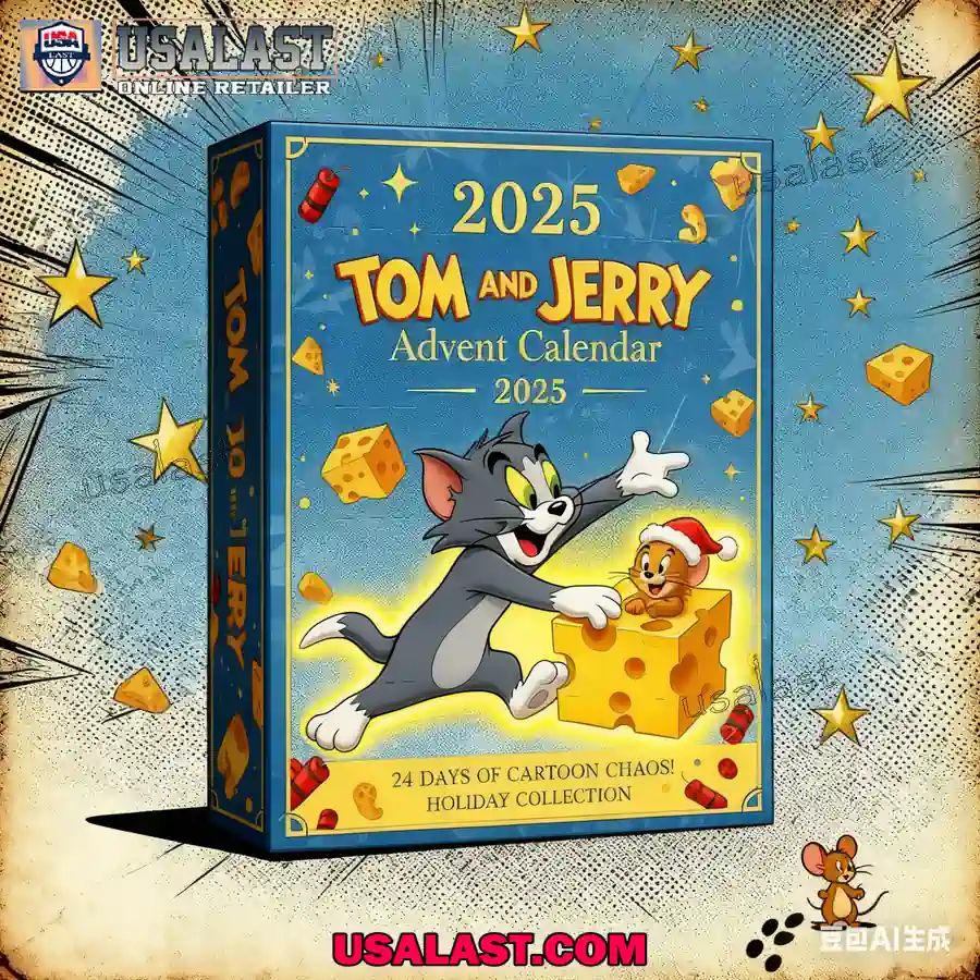 Tom And Jerry Cartoon Advent Calendar 2025 Gift Box