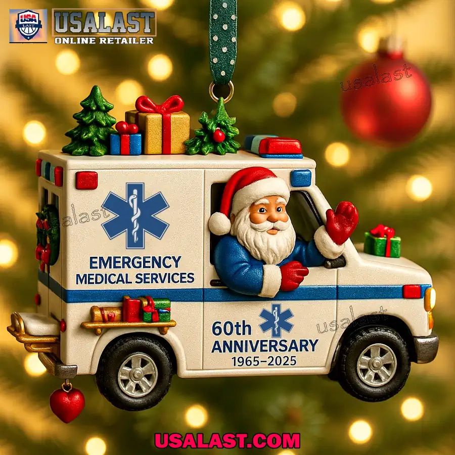 EMS 60th Anniversary Christmas Ornament