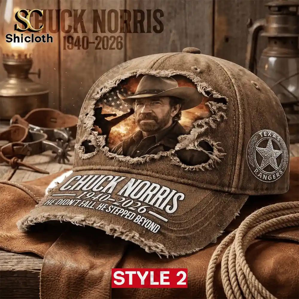 In Memory Of Chuck Norris Martial Arts Cap Hat