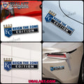 Kansas City Royals Edition Engraved Car Name Badge