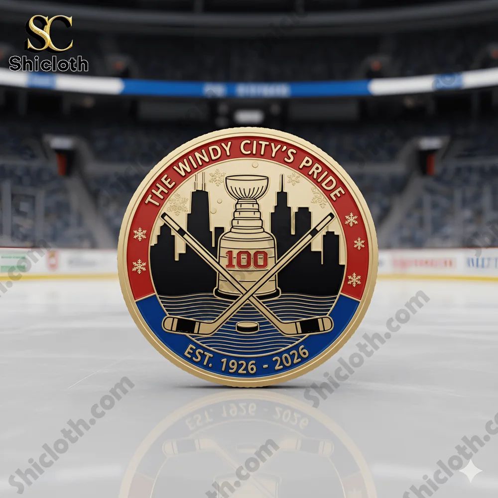 Chicago Blackhawks 100th Anniversary Commemorative Coin