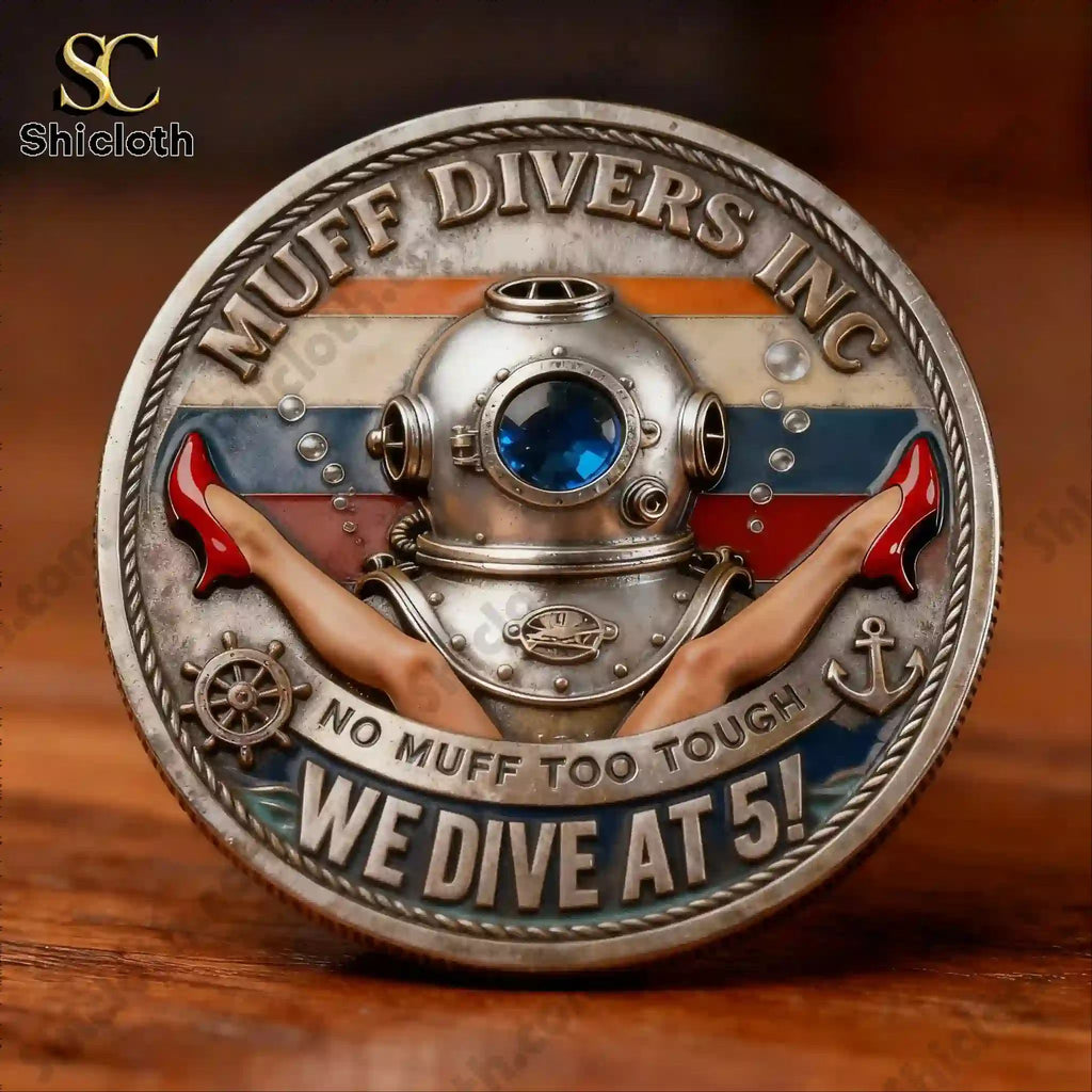 Muff Divers Union No Muff Too Tough Limited Edition Commemorative Coin