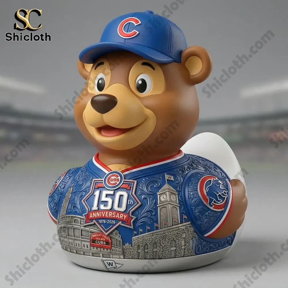 Chicago Cubs 150th Anniversary Collectible Duck
