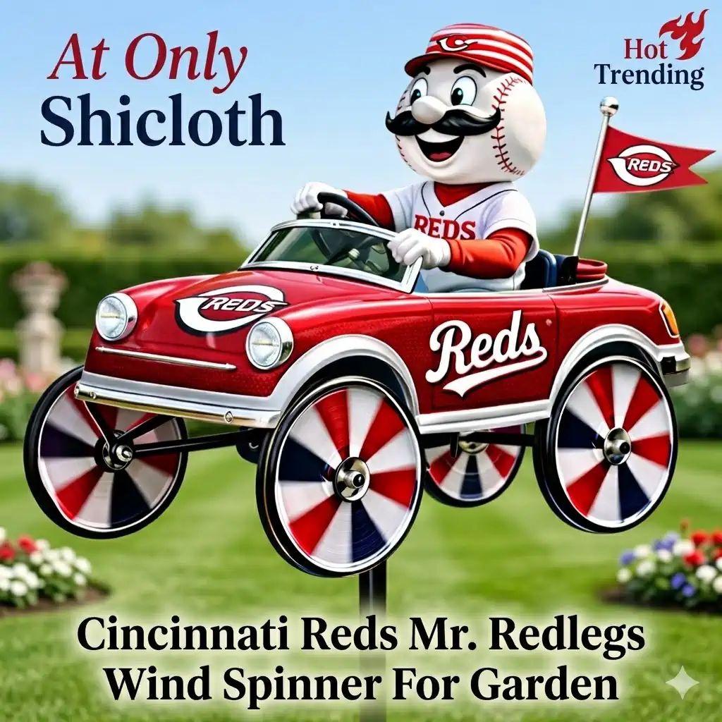 Cincinnati Reds Mr. Redlegs Wind Spinner For Garden