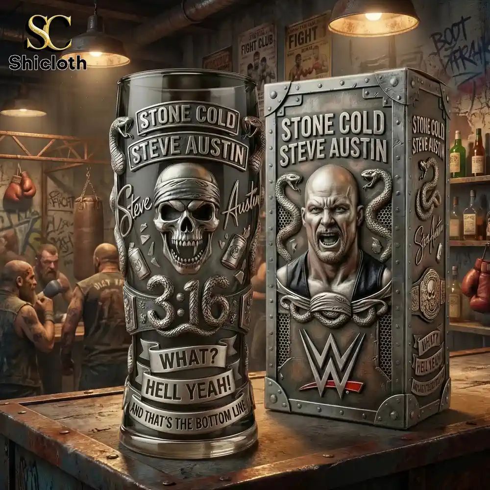 Wrestling Legends Signature Collector Beer Glass
