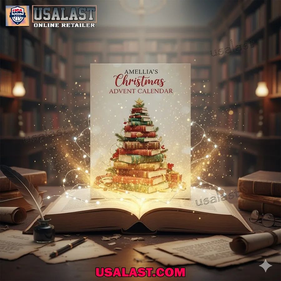 Personalized Literary Magic Christmas Advent Calendar