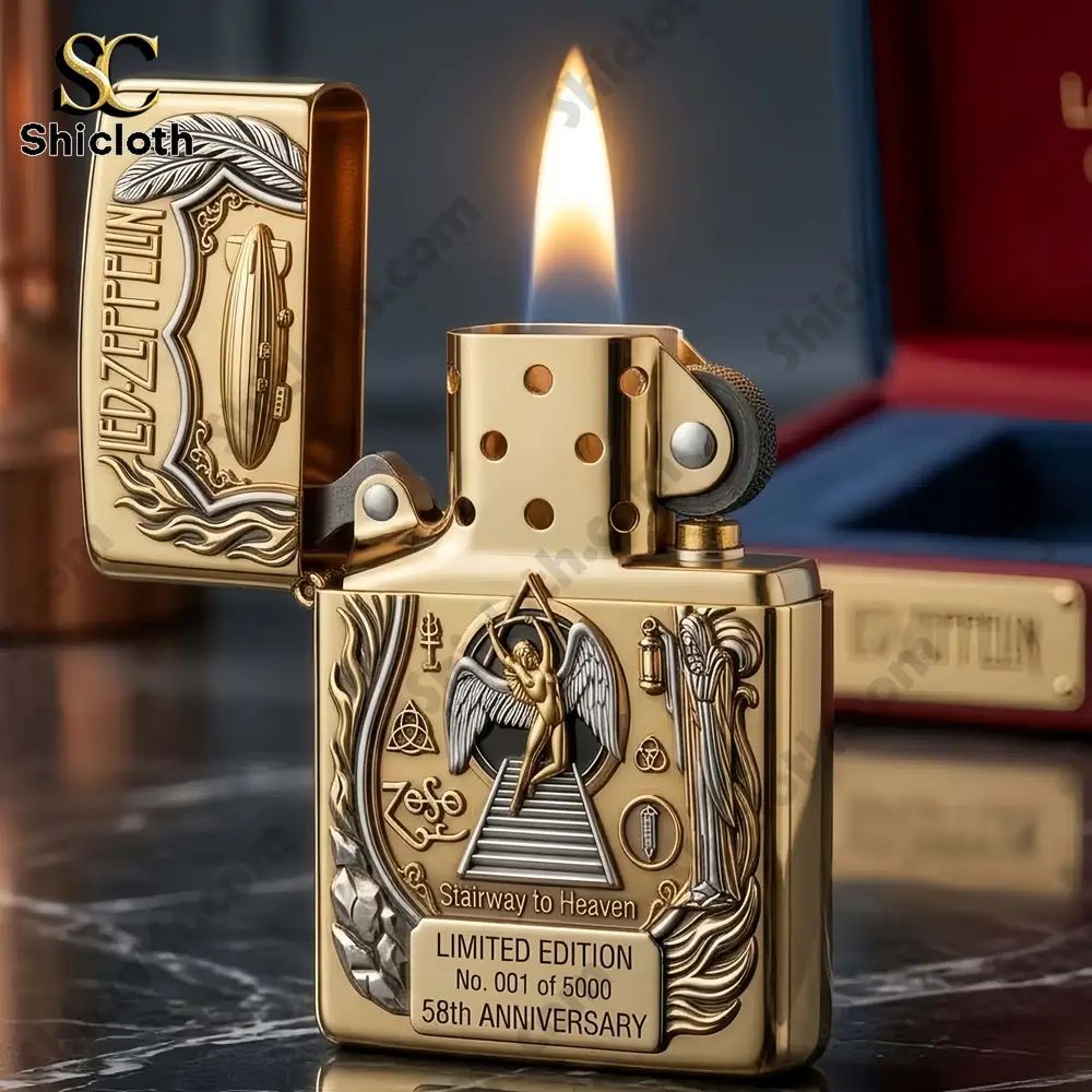 Led Zeppelin 58th Anniversary 3D Zippo Lighter