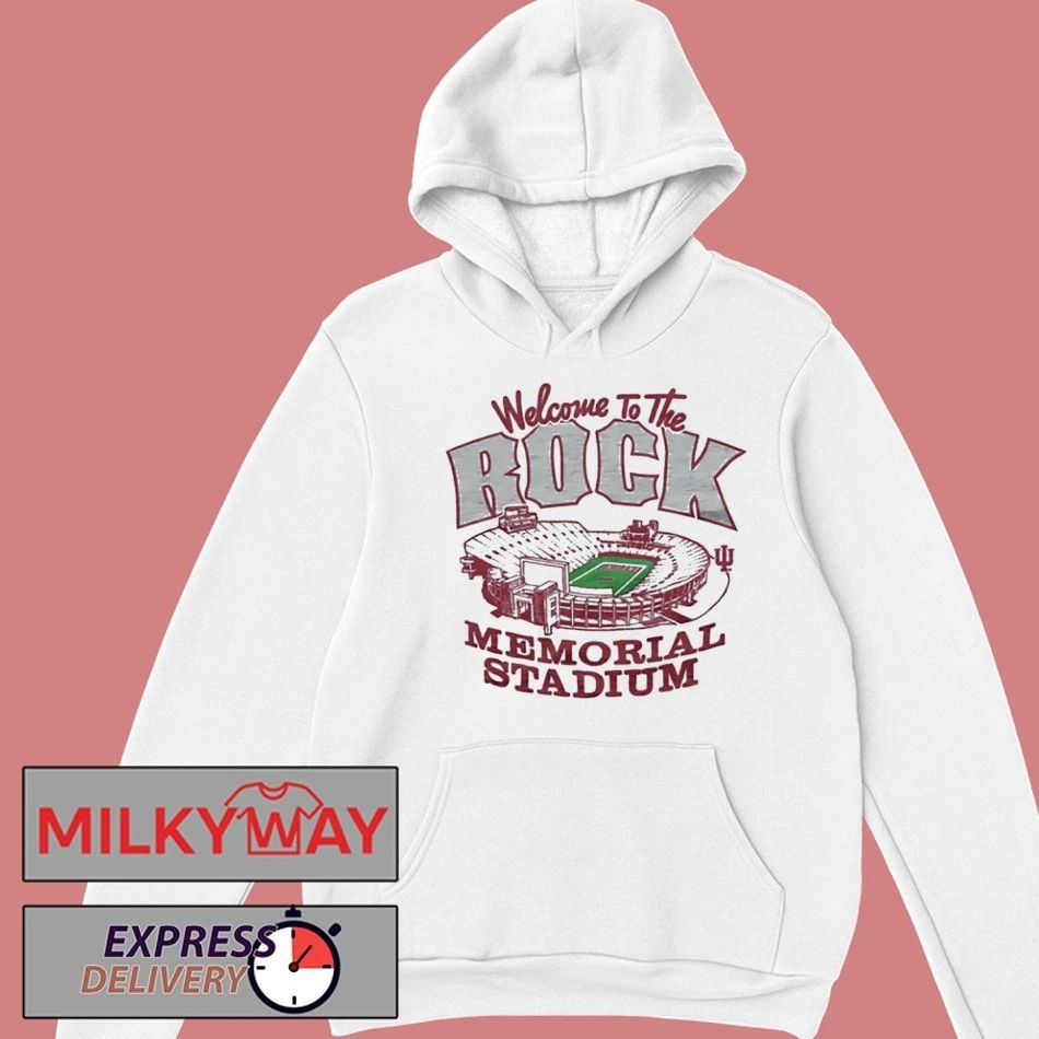 Indiana University Memorial Stadium Welcome To The Rock T-shirt