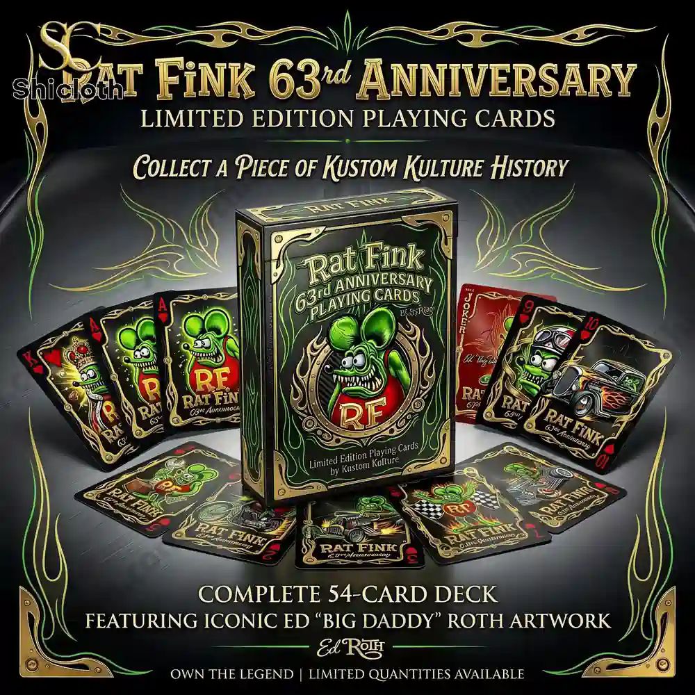 Rat Fink 63rd Anniversary Limited Edition Playing Cards