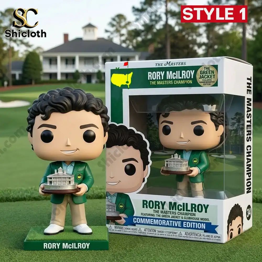 Back-to-Back Masters Glory Rory McIlroy The Masters Champion Pop! Figure