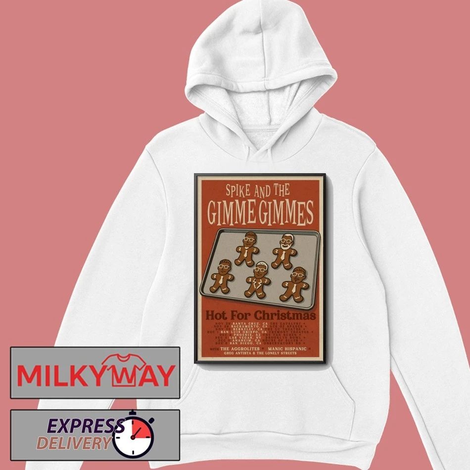 Spike And The Gimme Gimmes Hot For Christmas 2025 Tour Poster shirt