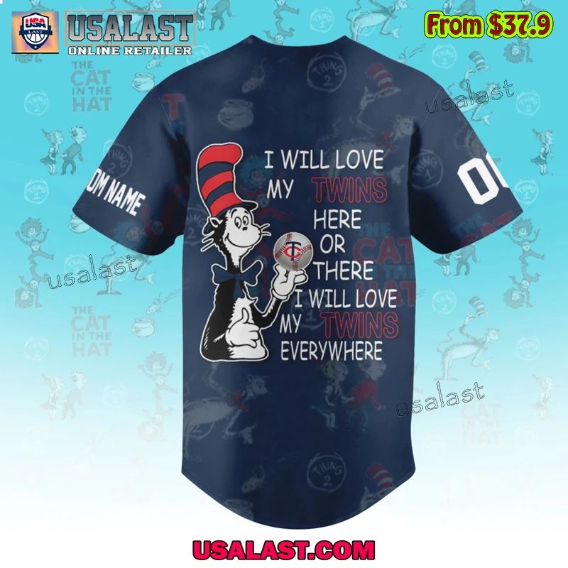 Minnesota Twins x Dr Seuss Baseball Jersey