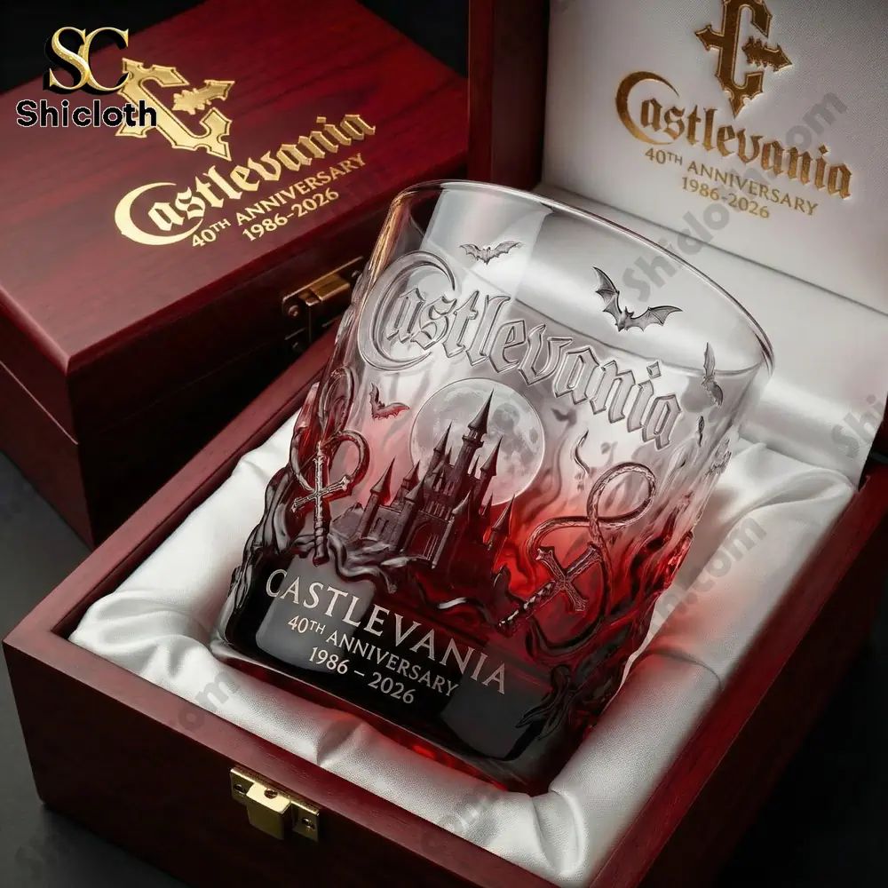 Castlevania 40th Anniversary Gothic Collector Glass