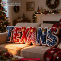 Houston Texans Christmas Plush Pillow