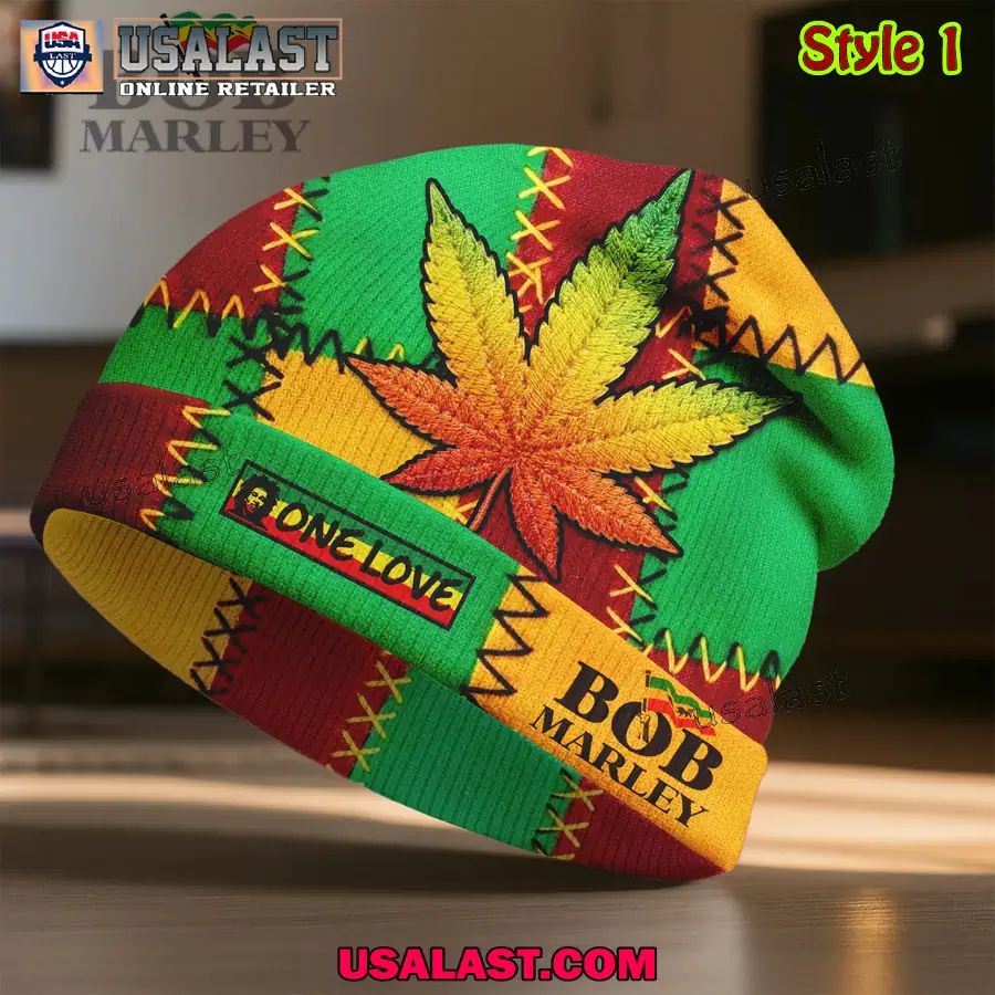 Bob Marley One Love Beanie Hat