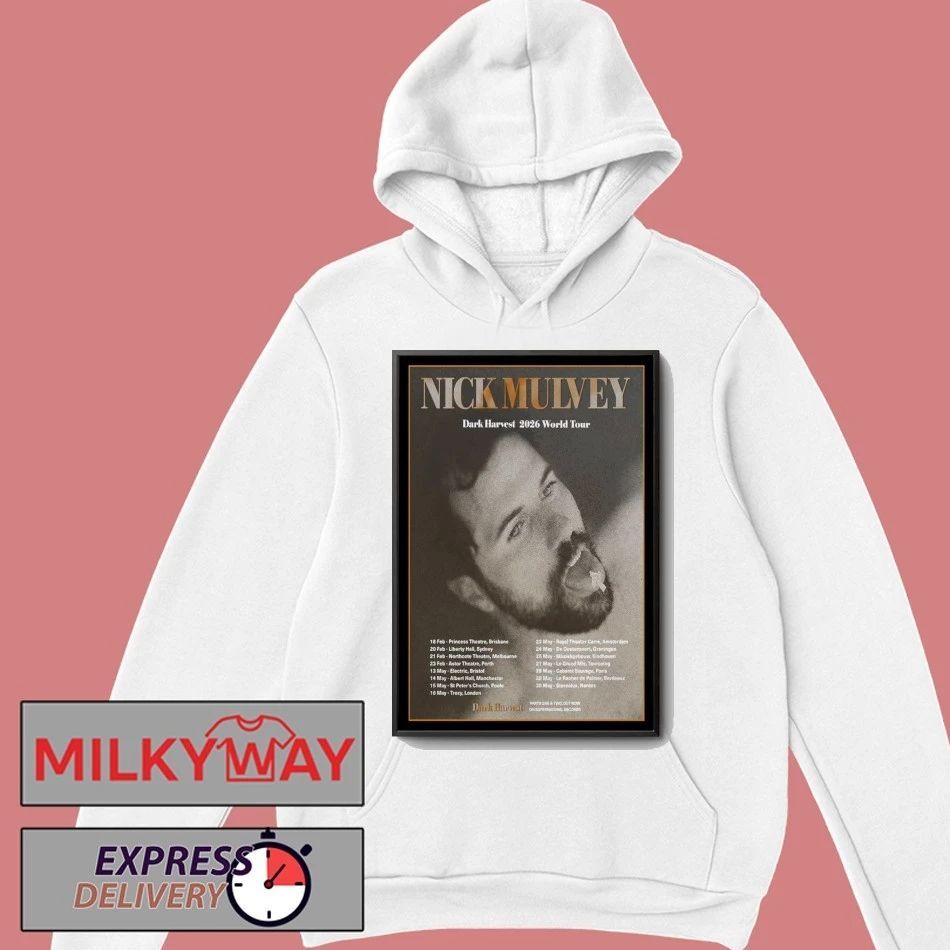 Nick Mulvey World Tour 2026 Poster shirt