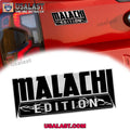 Malachi Rock Band 3D Engraved Car Emblem Badge