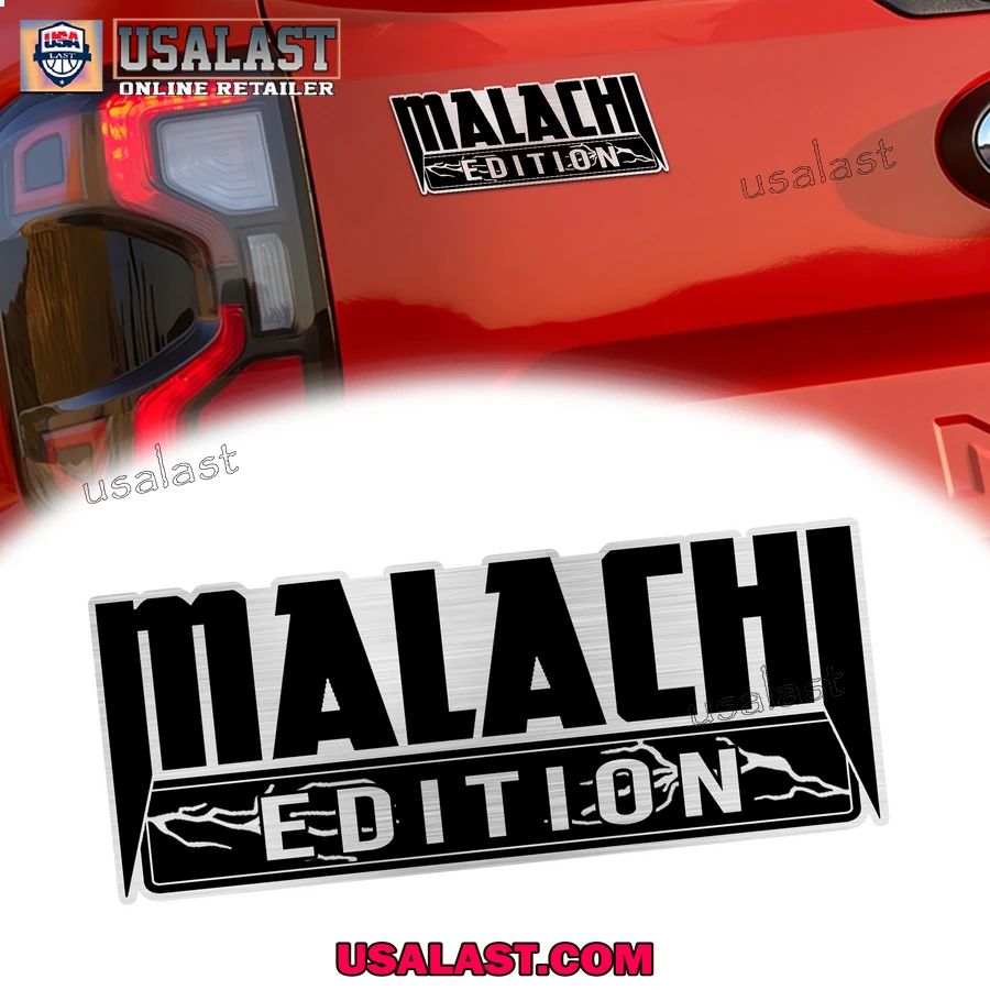 Malachi Rock Band 3D Engraved Car Emblem Badge