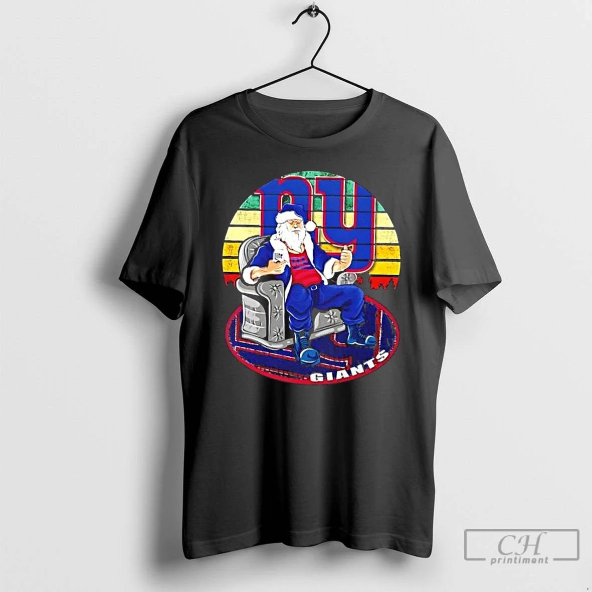 Premium New York Giants X Santa Claus Christmas Vintage T Shirts