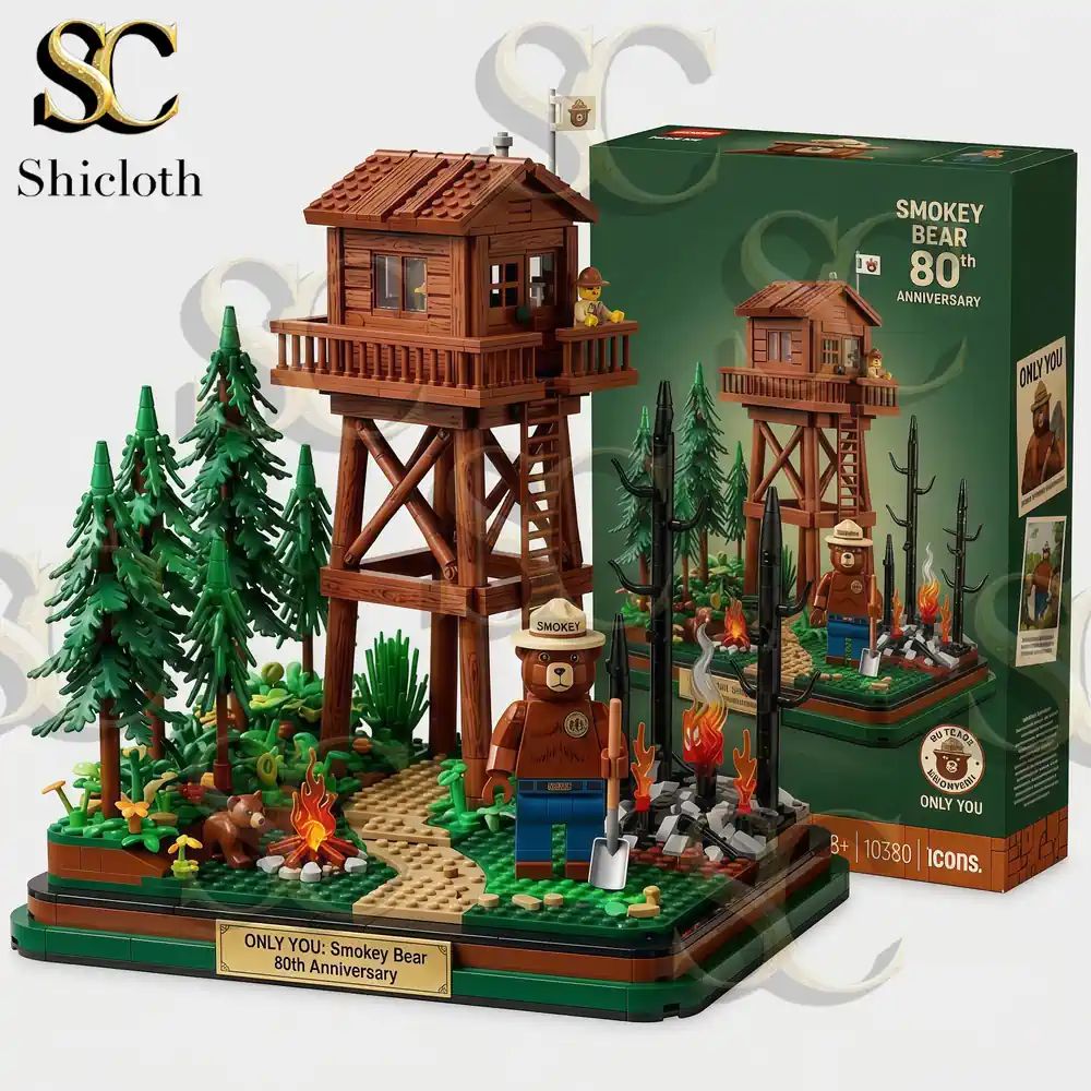 Only You Smokey Bear 80th Anniversary Collection Building Blocks Set