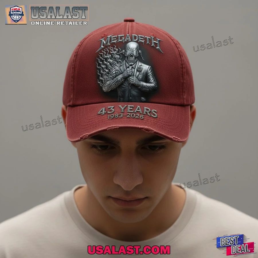 Megadeth 43th Anniversary Classic Cap