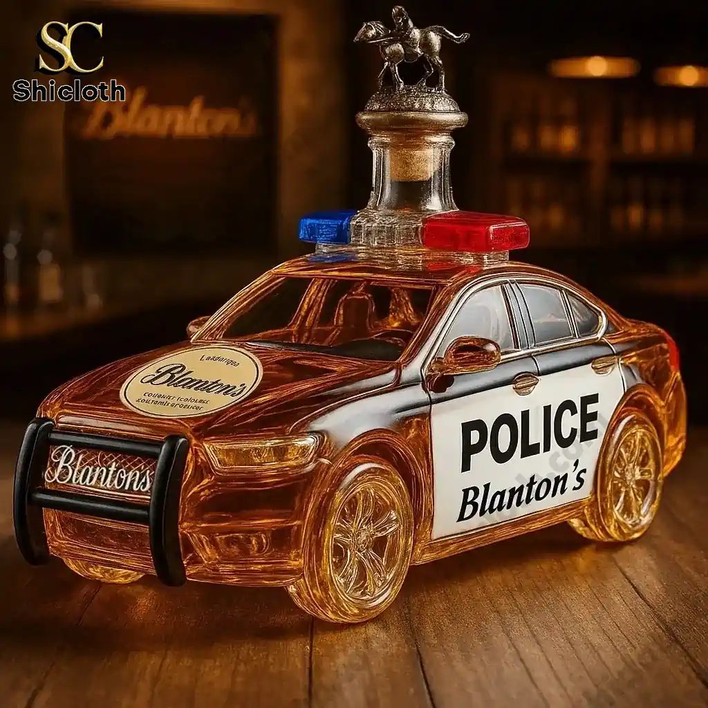 Police Car Crown Royal Bottle
