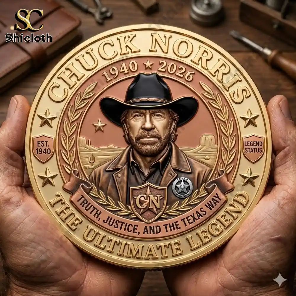 Chuck Norris Truth, Justice, And The Texas Way Memorial Coin