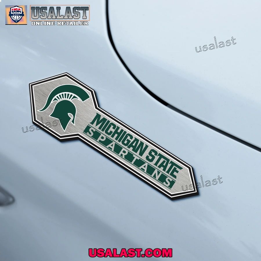 Michigan State Spartans Edition 3D Car Badge Sticker