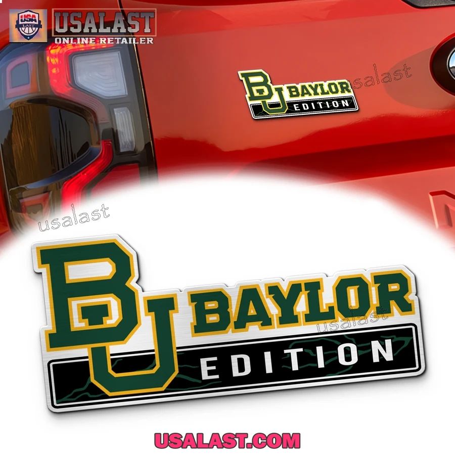 Baylor Bears Edition 3D Car Emblem Badge